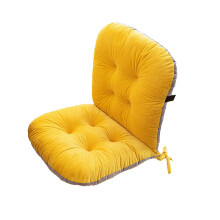 Non Slip Rocking Chair Cushion With Ties Soft, Removable Cover High Back For Car Home Dining