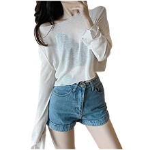 Womens Long Sleeve Cover up Tops Summer Lightweight Crop Shirts Beach Vacation Summer Top Clothes