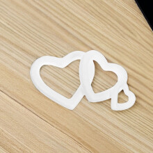 20-Pack White Foam Heart Wreath Forms Lightweight and for Valentine’s Day and Wedding Decorations