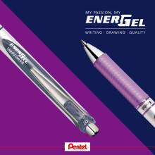 Pentel EnerGel Xm 0.7mm Rollerball - Purple