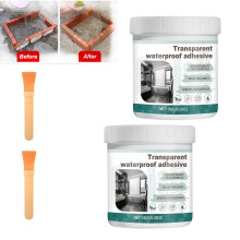 Transparent Waterproof Coating, Invisible Sealant for Indoor/Outdoor Use – Water-Based Leak Protection for Roofs, Walls, Gardens & Windows