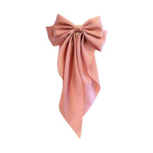 Summer Large Chiffon Bow Hairpin with Simple Retro Design for Women, Easy to Fix and Comfortable to Wear
