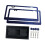 License Plate Frame for Women with Rhinestones Blue 2 pcs 1