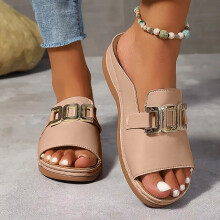 Willtoo Orthopedic Wedge Sandals for Women – Breathable, Arch Support, Open Toe, Slip-On Summer Slides (Compatible with Wide Feet)