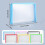 A4 Transparent Zipper Pouch Lightweight Plastic Document 8