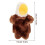 1PC Simulation Eagle Doll Story Telling Prop Interesting Plush Toy Creative Hand Puppet Role Play Doll 2