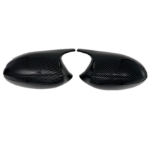 Afdekkapje voor zijspiegel van de auto, compatibel met de BMW E87 E81 E82 E90 E92 (2004-2009), zijspiegelbehuizing van koolstofvezel.