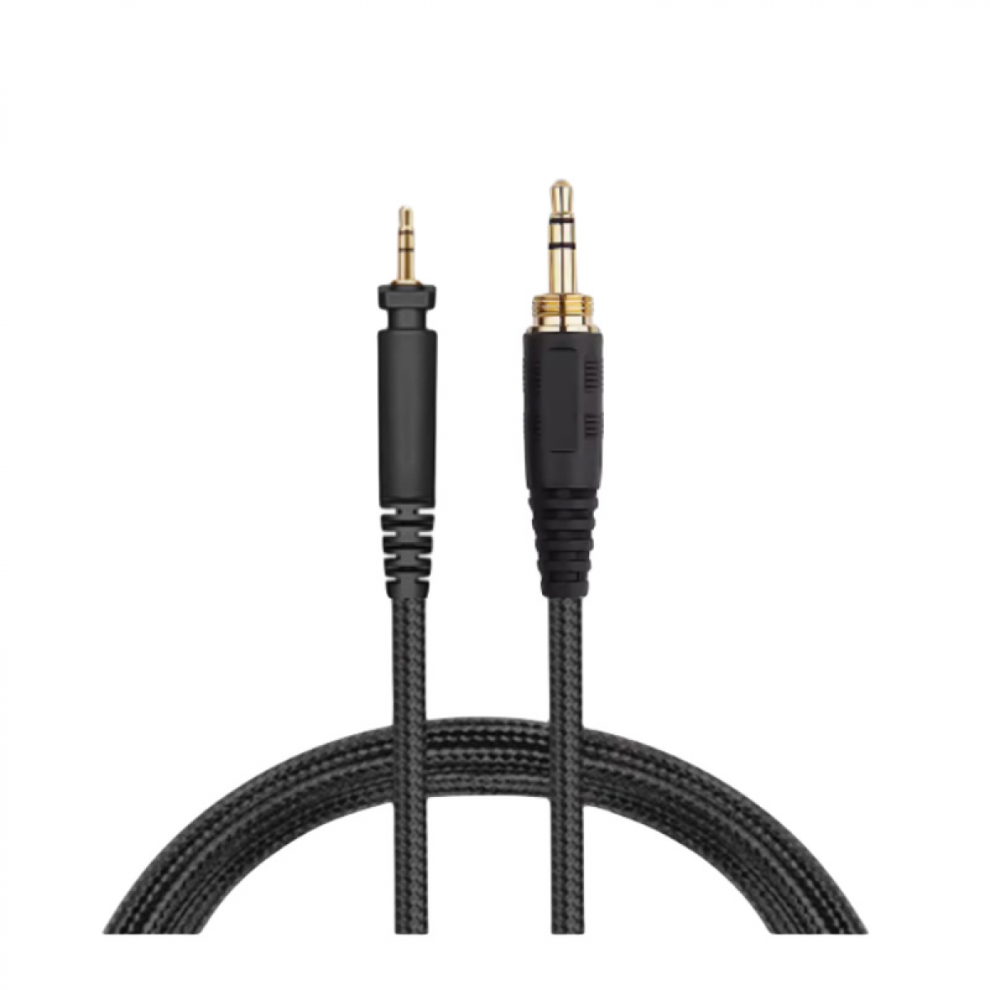 Headphone -Audio Cable Coiled Compatible With -Shure Srh840 Srh940 Srh440 9335161909345