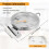 Oven Thermometer for Baking Cake and Bread Meat Aluminum Baking Tools and Accessories for Kitchen 7