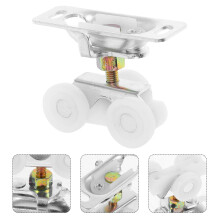 FRCOLOR 1 Set RV Sliding Door Wheels with Screwdriver and Screws Door Roller Sliding Door Mechanism Replacement for Camper RV Motorhome