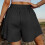 Women's Athletic Shorts High Waisted Loose Fit Drawstring 6