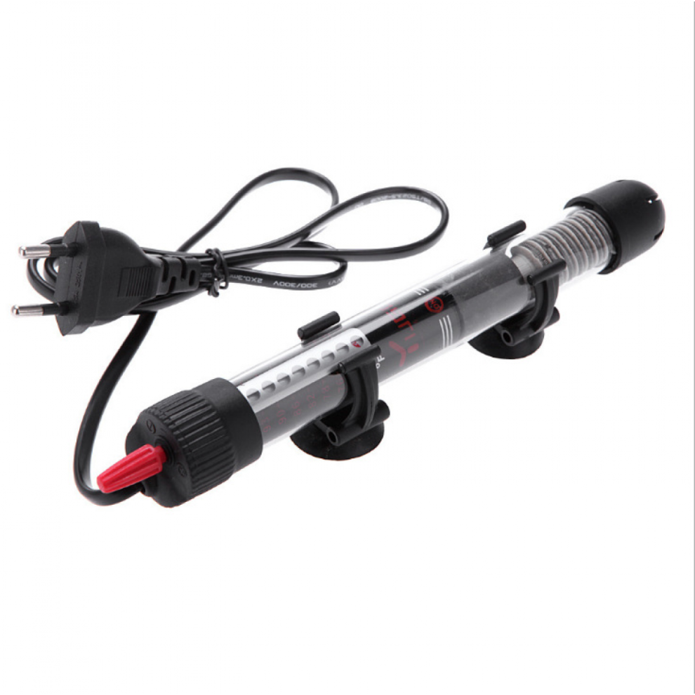 Aquarium Heater, Submersible Aquarium Heater, Aquarium Submersible Heater, 50w Aquarium Heater, Black Aquarium Heater, Adjustable, With Indicator Ligh