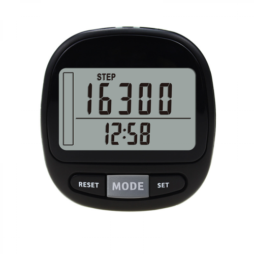 CR-812 3D Pedometer Mini Walking Pedometer With Clip For Accurate Step Counting