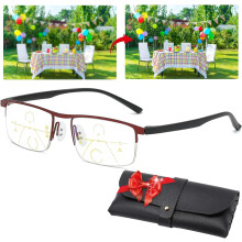 Solymall-Solymall Intellireaders,2025 Third Generation Titanium Progressive Far and near Dual-Use Reading Glasses