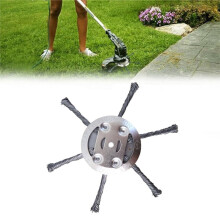 6 Inch Steel Wire Trimmer Head - Universal Replacement for Lawn Mowers & Grass Cutters