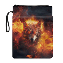 Student Gift Bag Polyester Fabric Zipper Pouch for Friend 8.66 x 11.42 for Home Study & Portable Organization Washable