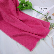 Plush Flannel Blanket 19.7x27.6 inch Hot Pink