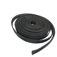 1meter PET Black Cable Sleeve Insulated Sleeving Data Line Protection Wire Cable Flame-Retardant Nylon Tube