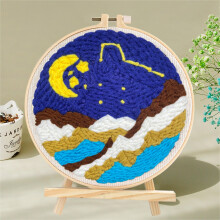 Punch Stitching Kit for Beginners Home Decor