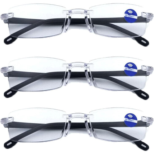 Implementarch Color-changing anti-blue light presbyopia glasses, Intelligent Zoom Glasses, Presbyopia Glasses