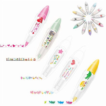Prospectp Decorative Pen – DIY Cute Animals Press-Type, Lace Decoration & Correction Tape for Scrapbooking, Compatible with Scrapbooking Tools
