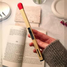 Big Match Lighter Stick, Compatible with Butane, Creative Match-Shaped Lighter for Camping, BBQ, Fireplaces & Candles – 1PC