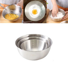 Stainless Steel Mixing Bowls 1 Packs Small Thicker Stainless Steel Flat Bottom Mixing Bowls Set Home Refrigerator And Kitchen Food Storage Organizers