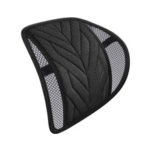 Ergonomic Lumbar Support Pillow – Breathable Mesh Car/Office Seat Cushion with Steel Frame, for Back Pain Relief & Posture Correction, Compatible
