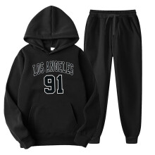 Mens Hoodies Men and Women Autumn and Winter Fashion Casual Letter Printed Sweater Pants Sports Suit
