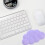 Multi Functional Purple Mouse Wrist Rest with Ergonomic 1