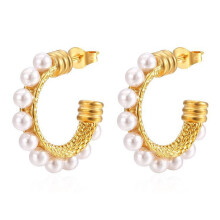 Drop Earrings for Women 14K Gold Plated Earrings, Lightweight Water-drop Earrings Wide Round Hoop Earrings