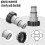 Replacement Hose Adapter Anti Leak Plastic Pool Drain Pump Thread Connection Valve Drain Adapter 4