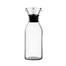 MBXM 1000ml Borosilicate Glass Water Bottle, Heat-Resistant Carafe with Lid for Hot/Cold Drinks, Ice Tea & Juice – Compatible with Standard Bottle