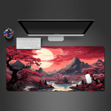 Mouse Pad sakura landscape desk accessories Mat Gamer Rug Xxl Keyboard Pad 1000X500x3MM Desk Mat Office Carpet Gaming Mouse Mats