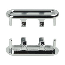 Season Clearance Silver Oval Overflow Ring for Wash Basin – Compatible with Ceramic Sinks, Artistic Sink Trim Cover