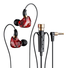 3.5mm Wired Headphones with Mic Bass HiFi for Mobile Laptop