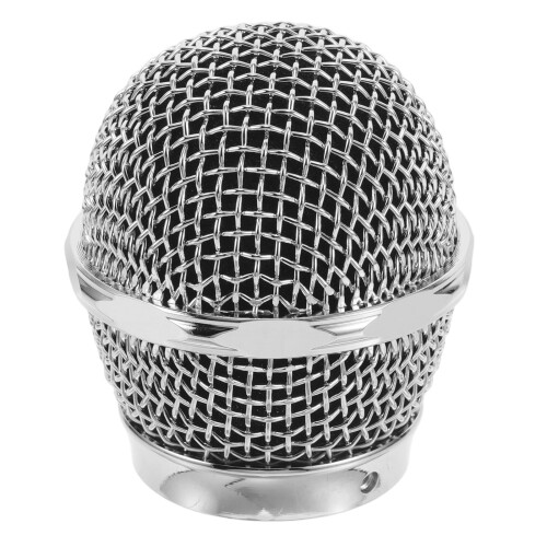 Microphone Grille Silver 2.4 Inch 1 Set