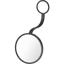 Fogless Shower Mirror for Shaving, Silicone Hanging Mirror for Travel & Camping, Shatterproof Bathroom Accessory – Compatible with All Surfaces