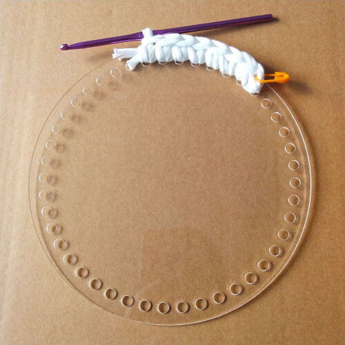 Δίσκος βάσης πλεξίματος Craft Crochet από ακρυλικό, οικολογικό και ανακυκλώσιμο 2