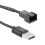 Προσαρμογέας USB2.0A αρσενικός σε 3 ακίδων για ανεμιστήρα PWM, καλώδιο προσαρμογέα 4