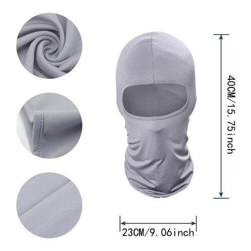 Μάσκα σκι Balaclava, προστασία από τον ήλιο UV, αντιανεμικό κάλυμμα προσώπου για 1