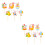 Easter Bunny Cupcake Topper Set 12 Pieces 1