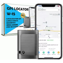 (W15)localizzatore gps senza canone lunga durata con sim anonima già attiva per 1 anno antifurto per auto moto agenzia investigati