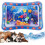 Χαλί νερού για γάτες – Πυκνό χαλάκι παιχνιδιού αισθήσεων με ψάρια, μαλακό 1