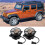 Αδιάβροχοι προβολείς ομίχλης LED για Jeep Wrangler2007-2021, Ανθεκτικό περίβλημα από χυτό 8