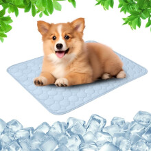 Kühlmatte für Hunde, waschbar, tragbar, für Hunde und Katzen, für drinnen und draußen (Kaffee, XL: 10075cm)