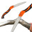 Serra manual dobrável Clearance de 9,8 polegadas com dentes de corte triplo, ideal para poda, camping, corte de árvores e madeira – Compatível 1