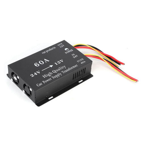Full Protection Car Power Supply Transformer Voltage Conversion24V To12V Stable Performance Power Conversion Efficiency Easy Installation Smart 2