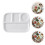 Κεραμικό πιάτο με λείες άκρες, διαιρούμενο πιάτο επιδόρπιο-σαλάτα για έλεγχο 5