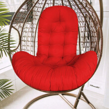 51x38x6 Inch Extra Thick Comfortable Hanging Chair Cushion High Back Support Soft Durable Outdoor Swing Pad for Patio Garden Hanging Basket Chair